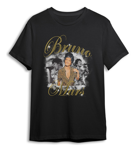 Polera Estampada Bruno Mars 2 - Concierto - Dtf