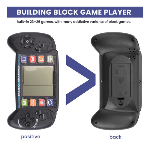 Consola De Videojuegos Portátil Pocket Lcd Brick Of 3