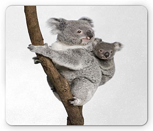 Títeres - Lunarable Koala Mouse Pad, Baby Australian Bear Wi