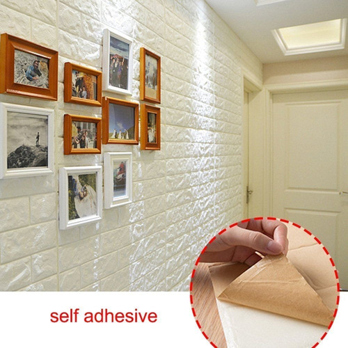 Pared Decowall Placa Auto-adhesiva! 3d! Envios Por 4 Placas!