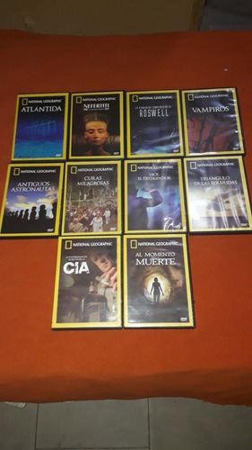 Colección Dvds National Geographic X 10 Unidades