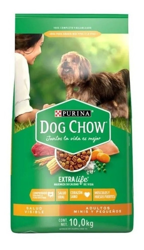 Alimento Para Perro Purina Dog Chow Adulto, 10 Kg.