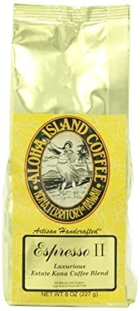 Aloha Island Coffee Company Espresso Ii, De Lujo Mezcla Loca