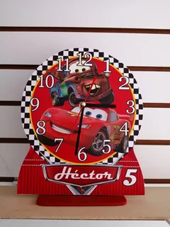 Paq30. Recuerdos Centros De Mesa Reloj Cars