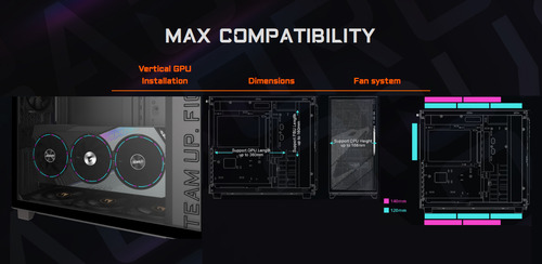 Case Gamer Gigabyte Aorus C400 Glass Rgb Atx 4fans Argb Inc