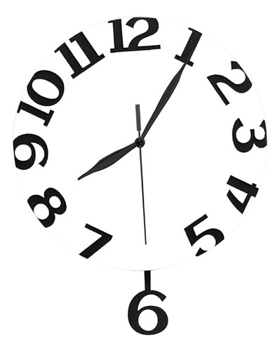 Reloj De Pared Oscilante, Reloj Decorativo Acrílico,