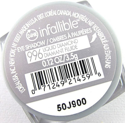 Sombra De Ojos Loreal 24 Hr Infallible 3.5g Diferentes Tonos