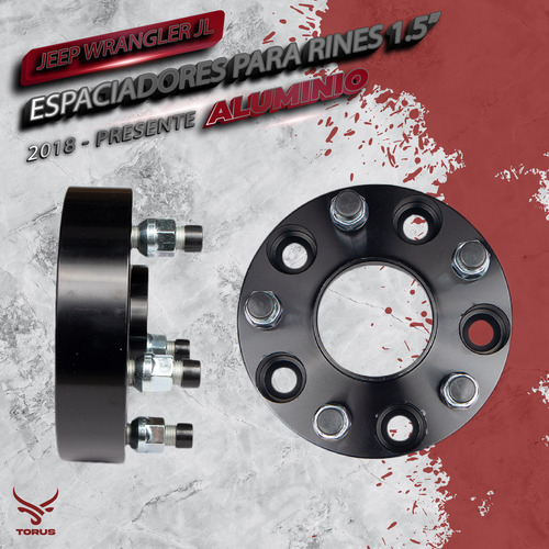 4 Espaciadores Separador De Rin 1.5 Jeep Jl Jt 18-24 Torus