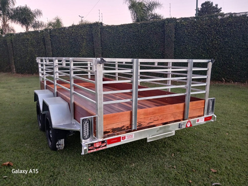 Carretinha Reboque Trucada Grade Alta , Estrutura Reforçada