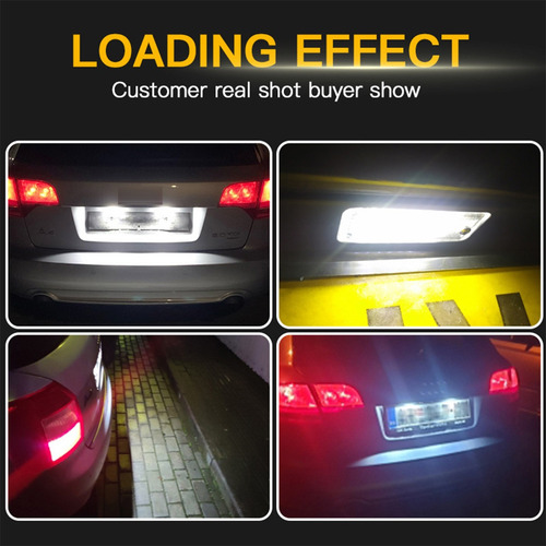 Luz De Matrícula Para Audi A3 S3 A4 A6 S6 A5 Rs4 4fq7 A8