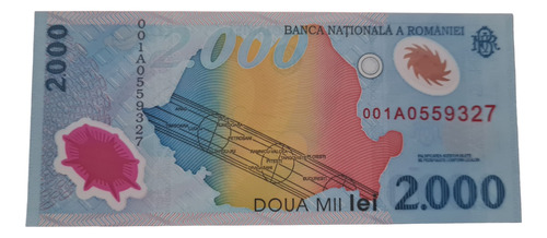 Billetes Mundiales : Rumania 2000 Lei Año 1999