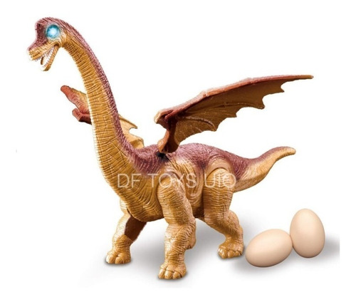 Dinosaurio Juguete Alas,pone Huevos,camina, Sonido,luz,50 Cm