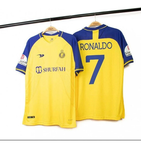 Camiseta Al-nassr Titular 2023 Talle M 7 Ronaldo 