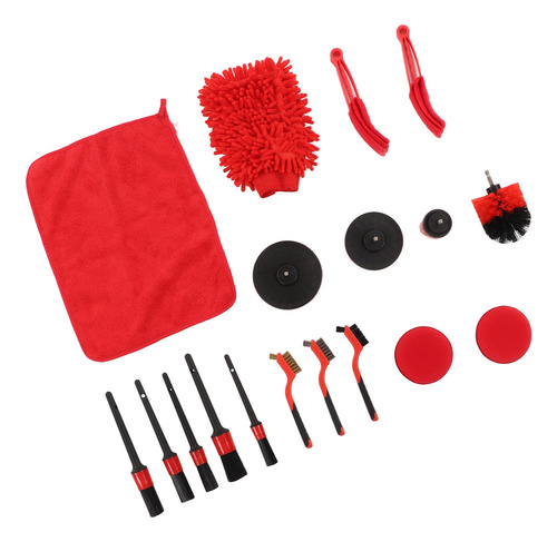 Kit De Herramientas De Limpieza Para Automóviles, 18 Piezas,