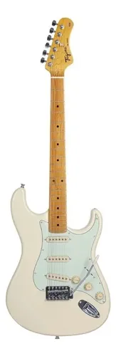 Guitarra Elétrica Tagima Stratocaster TG-530 Vintage White TW Ser...