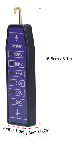 Medidor De Voltaje Para Cercas, Probador Eléctrico, 6 Luces