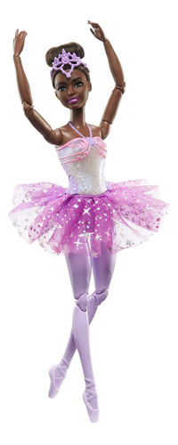 Muñeca Barbie, Muñeca Bailarina Mágica, Pelo Negro, Iluminad