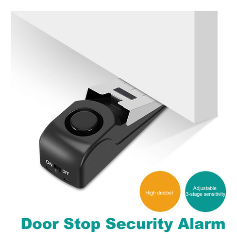Alarma De Puerta Portátil De 120 Db Para Viajes Y Seguridad