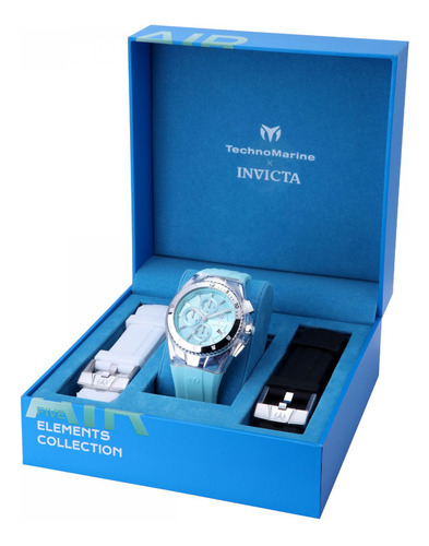 Reloj Para Hombres Technomarine Tm 122001 Color de la correa Acero