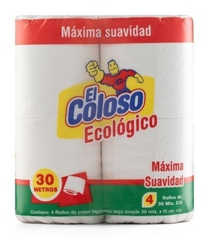 Papel Higienico El Coloso 48u Hoja Simple