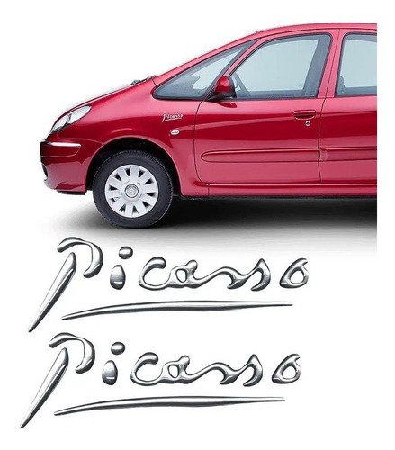 Par Emblema Adesivo Resinado Citroen Xsara Picasso