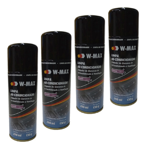 4 Higienizadores De Ar Condicionado Wurth Spray Granada