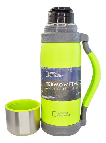 Termo Outdoor Nat Geo Termo Metalico Acero Inoxidable De 12