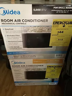 Midea (maw05m1wbl) 5,000 Btu Room Air Conditioner - Black