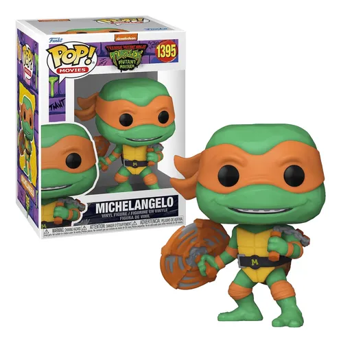 Tortuga Ninja Michelangelo Figura Funko Pop Original
