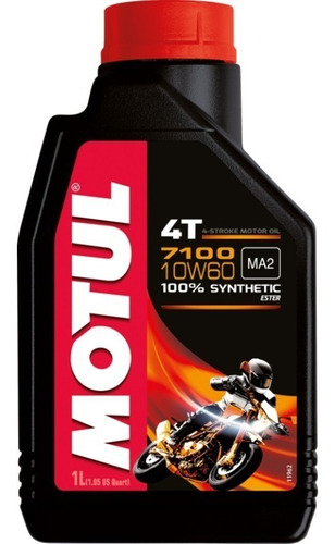 Aceite Motul 7100 10w60 Sintetico 4t Ideal Ktm  Avant Motos