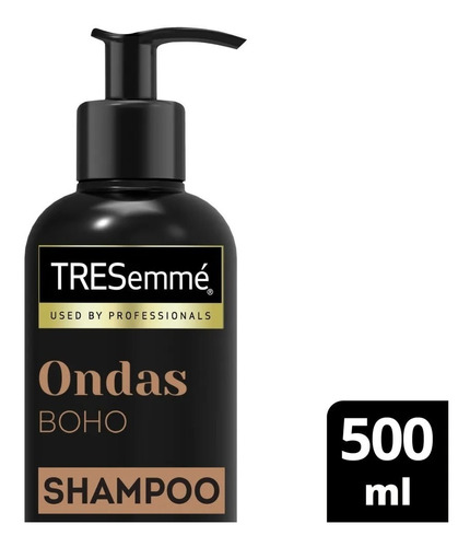 Tresemme Shampoo Ondas Boho 500ml Dosificador