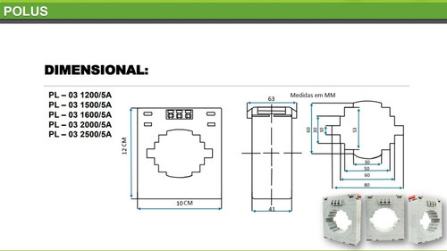Medidor (kwh) Trifasico 220/380v Com Rs 485 Por Tc De 5/5 220V/380V