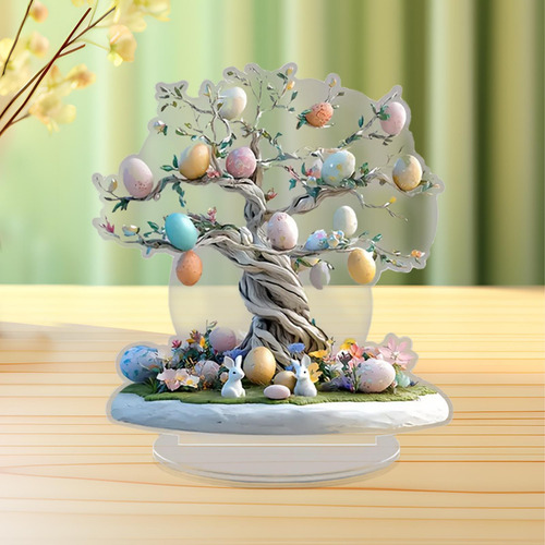 Decoración 2d De Pascua Acrílico Mesa De Regalo De Pascera