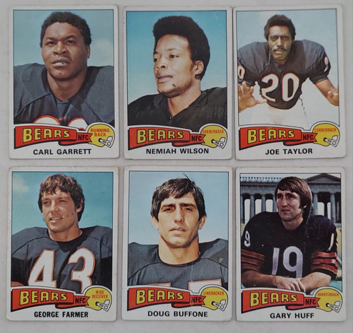 Tarjetas Usa Afc Topps 1975 Equipo Bear's (Usado)