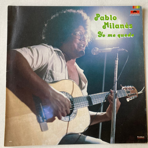 Pablo Milanés / Yo Me Quedo Lp Vinilo 1984 Mx Impecable Estándar (Usado)