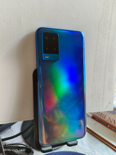 Celular Oppo A54 128gb + 4gb Ram. Telcel Azul (Usado)