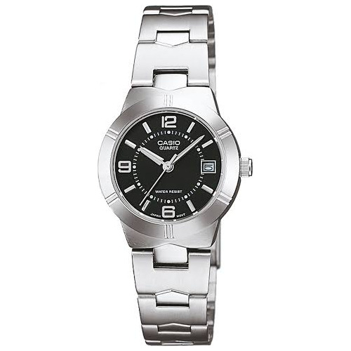 Reloj Casio Mujer Negro Fecha Fechero 100% Original Dama