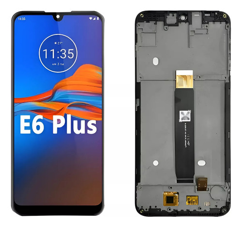 Modulo Pantalla Compatible Motorola Moto E6 Plus Oled Marco Negro