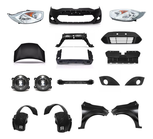 Kit Frente Ford Fiesta Rocam 2010 2011 2012 2013