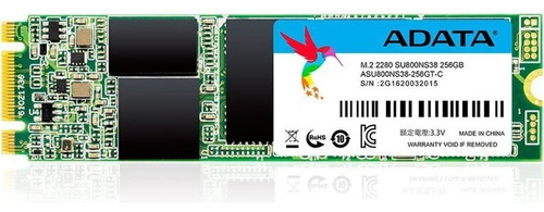 Disco Sólido Ssd Interno Adata Ultimate Su800 Asu800ns38-256gt-c 256gb Verde