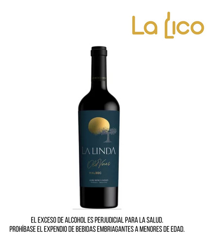 Vino La Linda Old Vines 750ml - mL a $108