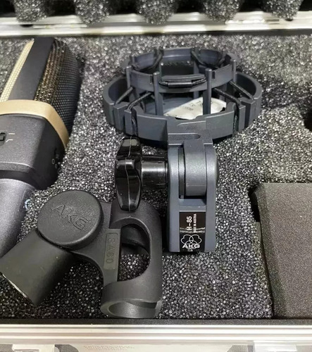 Microfone Akg C314 Condensador Multi-pattern Zerado Preto/cinza