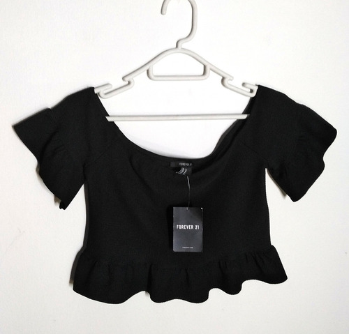 Top Campesino Forever 21 Alicrado Talle M Nuevo
