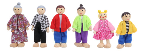 Conjunto De Fantoches Familiares, Bonecas, Bonecos, Miniatur