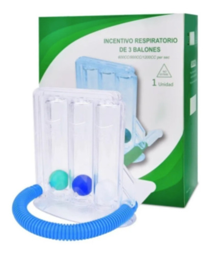 Imagen 3 de 5 de Espirómetro - Triflo Ejercitador Pulmonar Respiratorio