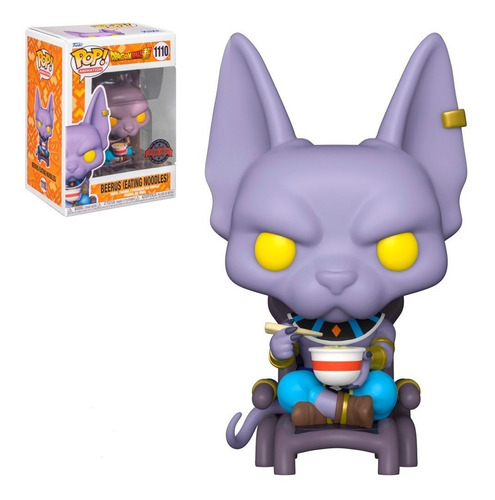 Funko Pop Dragon Ball Z Beerus (eating Noodles) Exclusive