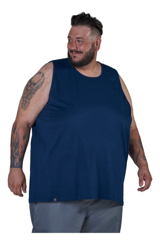 Regata Plus Size Masculina Lisa