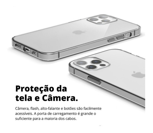 Capa Capinha P/ iPhone 12 12 Pro Trnsporete