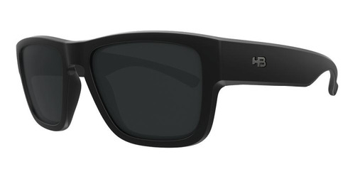 Óculos De Sol H-bold Preto Fosco Masculino 55mm -