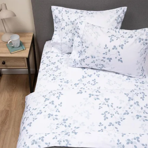 comprar Sabanas Estampadas 1,5 2 Plazas, King Y Super King Casatua Color Hojas 2 Plazas